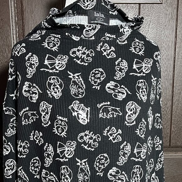 Dressed in Lala Zodiac Ribbed Playsuit - Picture 2 of 4